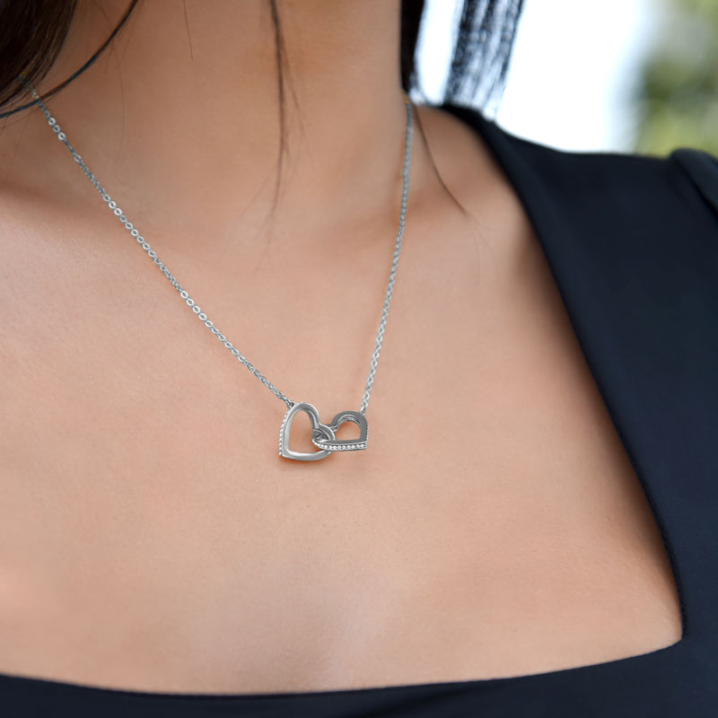 BG-1i Подарък Жената на живота ми - колие със сърце